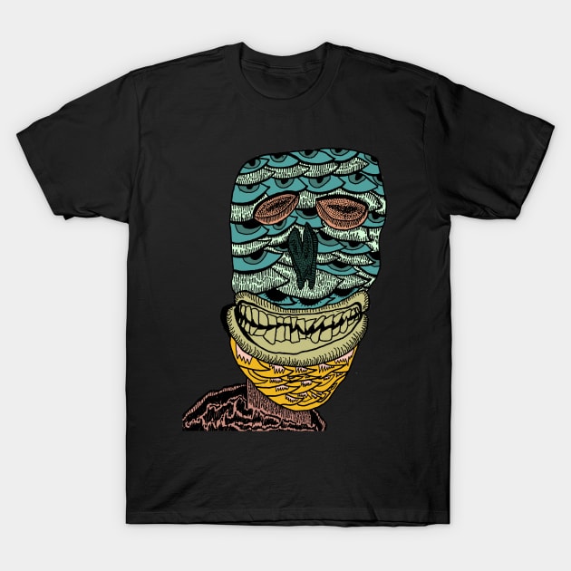 Monster Eyes T-Shirt by Riandrong's Printed Supply 